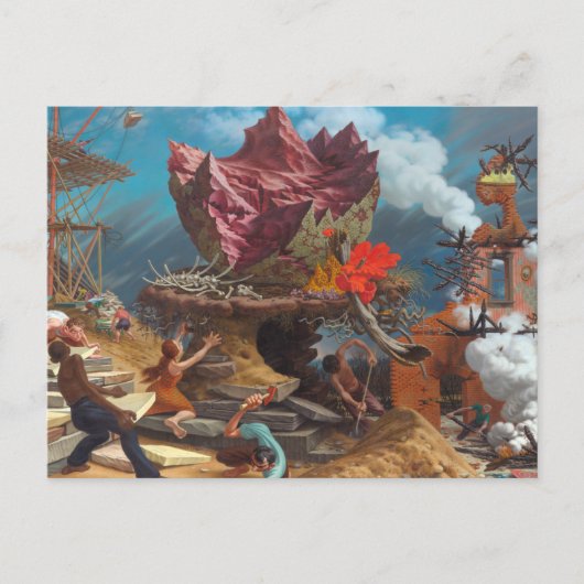 Peter Blume - The Rock Briefkaart (Voorkant)