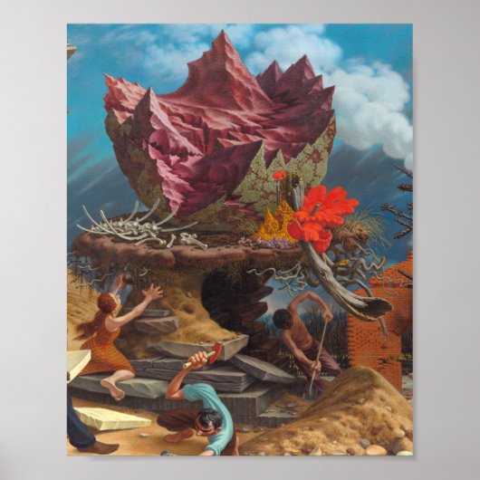 Peter Blume - The Rock Poster (Voorkant)