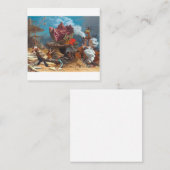 Peter Blume - The Rock Vierkante Visitekaartje (Voorkant / Achterkant)