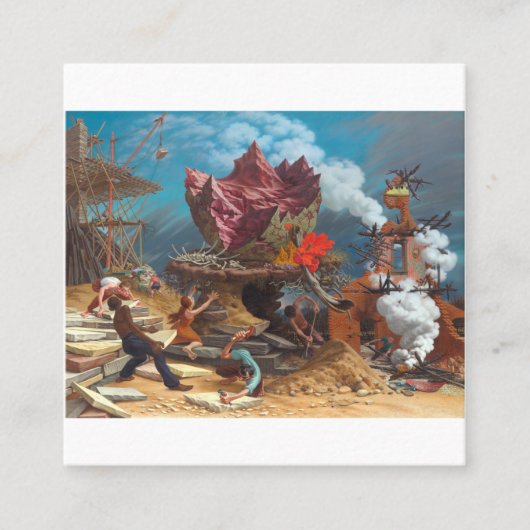 Peter Blume - The Rock Vierkante Visitekaartje (Voorkant)