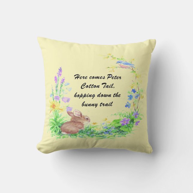 Peter Cotton Tail Kussen (Voorkant)