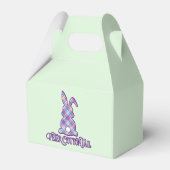 Peter Cottontail Paars Pset Easter Bunny Bedankdoosjes (Achterkant)