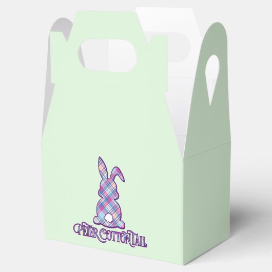 Peter Cottontail Paars Pset Easter Bunny Bedankdoosjes (Geopend)