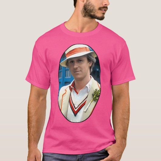 Peter Davison (5e Doctor) T-shirt (Voorkant)