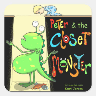 Peter & de Kast Monster, cover Vierkante Sticker