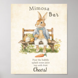 Peter De Konijn - Baby shower -  Poster