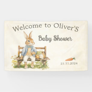 Peter De Konijn - Baby shower - Spandoek