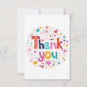 Peter de Konijn Blaast Blauwe Kauwgom   Bedankkaart (Achterkant)