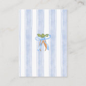 Peter de Konijn Clothesline Douche Luier Raffle Informatiekaartje (Achterkant)