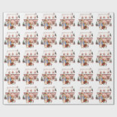 Peter de Konijn Kerst Elf Snowy Snoep Shop Cadeaupapier (Vlak)