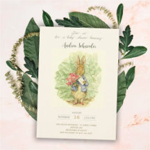 Peter de Konijn Tuin Baby shower
