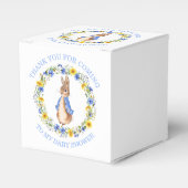 Peter de Konijn wilde bloem krans Dank u Bedankdoosjes (Voorkant Zijde)