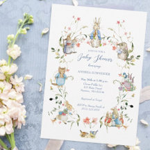 Peter de Konijn Wildflower Baby shower