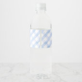 Peter en Flopsy Konijn Broers en Zussen Verjaardag Waterfles Etiket (Achterkant)