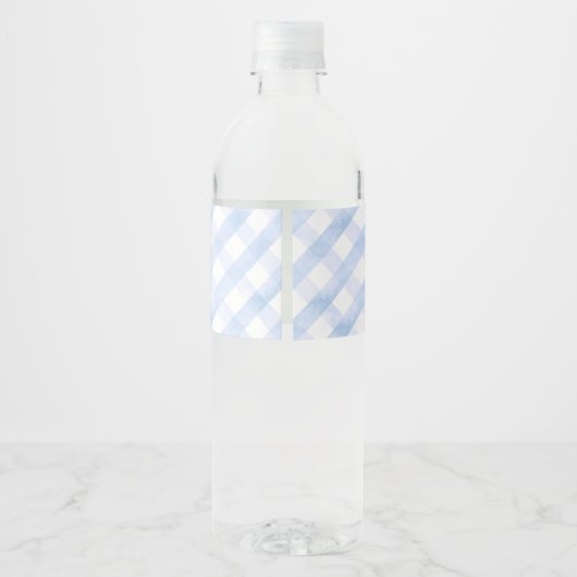 Peter en Flopsy Konijn Broers en Zussen Verjaardag Waterfles Etiket (Achterkant)