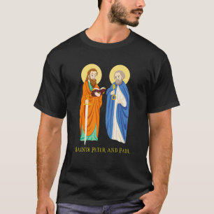 Peter en Paul Katholieke Feast Day Keys to T T-shirt