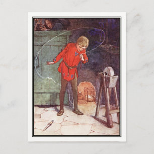 Peter en Tinker Bell van Alice B. Woodward Briefkaart