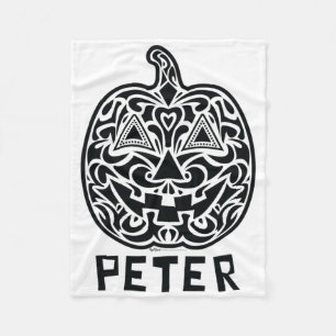 Peter Halloween Sugar Skull Design Fleece Deken
