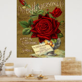 Peter Henderson & Co. Garden Catalog AD Poster (Keuken)