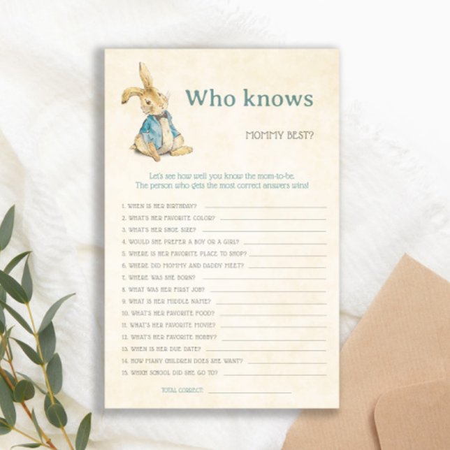 Peter het konijn die mama kent beste  spel (Creator heeft geüpload)