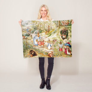 Peter het konijn fleece deken