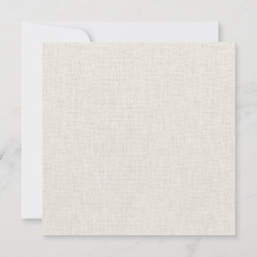 Peter het konijn Flopsy beige linnen achtergrond (Achterkant)