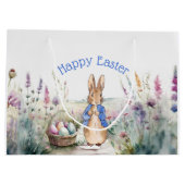 Peter het konijn Gelukkig Pasen Groot Cadeauzakje (Achterkant)