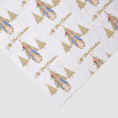 Peter het konijn Kerstman Hoed Eerste kerstboom Tissuepapier (Detail)