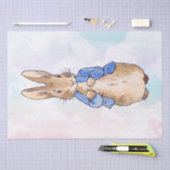 Peter het konijn pastel blauw en roze wolken tissuepapier (Craft)