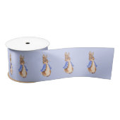 Peter het konijn pastelblauw lint (Spoel)