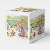 Peter het konijn tuimelt in Vegie Patch Bedankdoosjes (Voorkant Zijde)