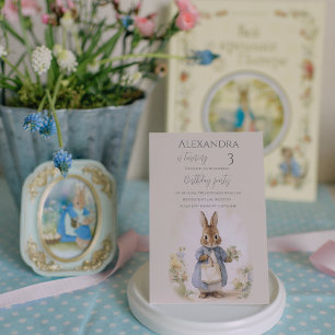 Peter het Konijn Verjaardagsfeest Kaart