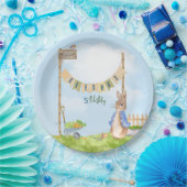 Peter het Konijn Verjaardagstuinfeest Papieren Bordje (Feest)