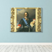Peter I de Grote 1838 Canvas Afdruk (Insitu (Houten vloer))