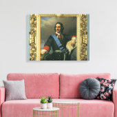 Peter I de Grote 1838 Canvas Afdruk (Insitu (Woonkamer))