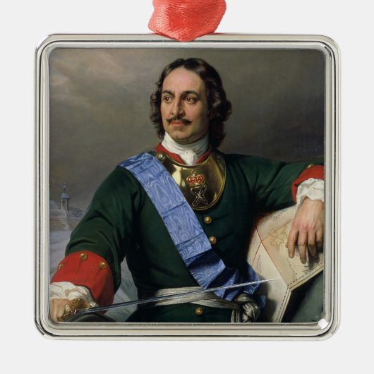 Peter I de Grote 1838 Metalen Ornament (Voorkant)