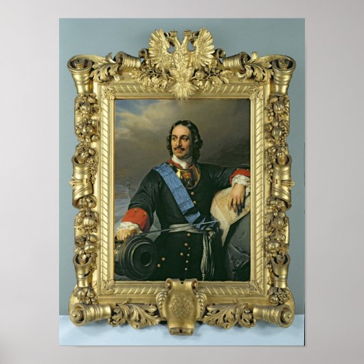 Peter I de Grote 1838 Poster (Voorkant)