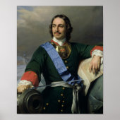 Peter I de Grote - Paul Delaroche Poster (Voorkant)