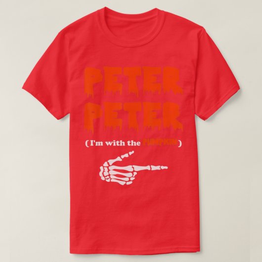 Peter im with the pumpkin Halloween pak T-shirt (Design voorkant)