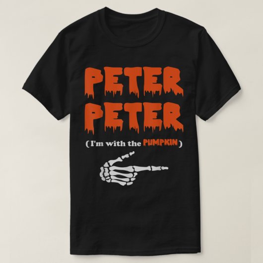 Peter im with the pumpkin Halloween pak T-shirt (Design voorkant)