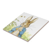 "Peter in the Lettuce Patch" van Beatrix Potter Tegeltje (Zijkant)