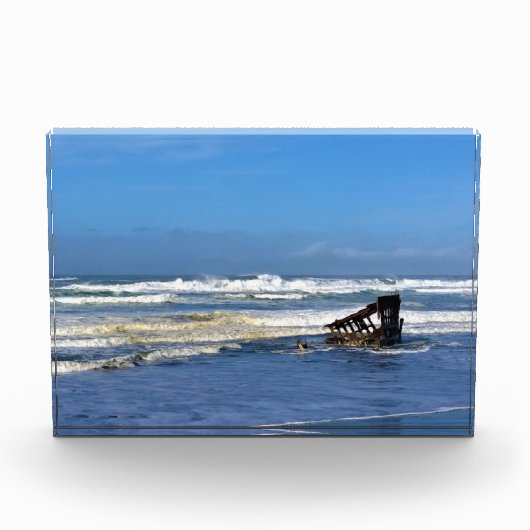Peter Iredale Shipwreck, kust van Oregon Fotoblokken (Voorkant)