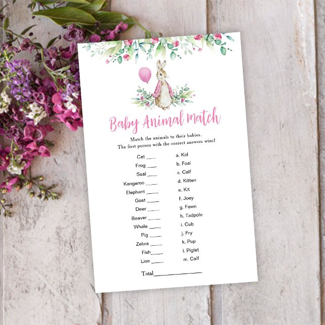 Peter Konijn Baby Dier Match Spel (Creator heeft geüpload)