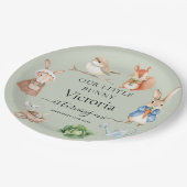 Peter Konijn Dieren Tuin Gereedschap Verjaardagsfe Papieren Bordje (Gekanteld)