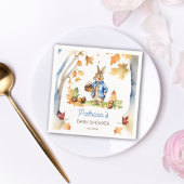 Peter konijn herfst baby shower servies servet
