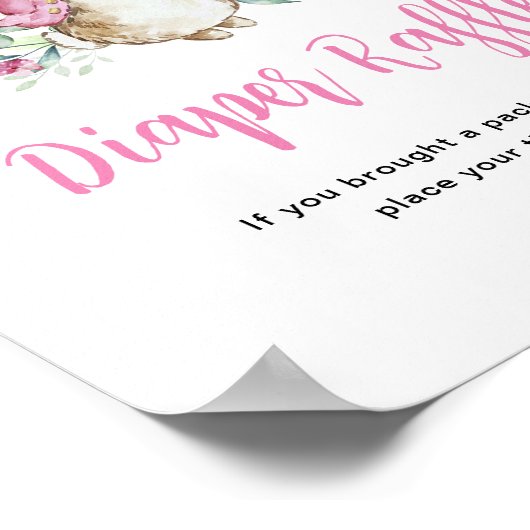 Peter Konijn Luier loterij Poster (Hoek)