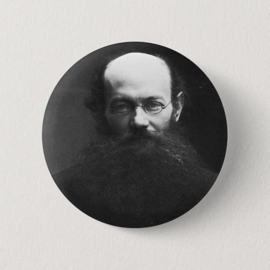 Peter Kropotkin-knop Ronde Button 5,7 Cm (Voorkant)