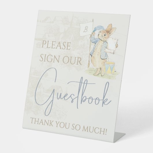 Peter le lapin Un lapin Signe Notre Livre d'or (Recto)