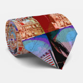 " peter max art style " stropdas wall street (Opgerold)