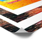 Peter Max oorspronkelijk getekend acrylschilderij Poster (Hoek)